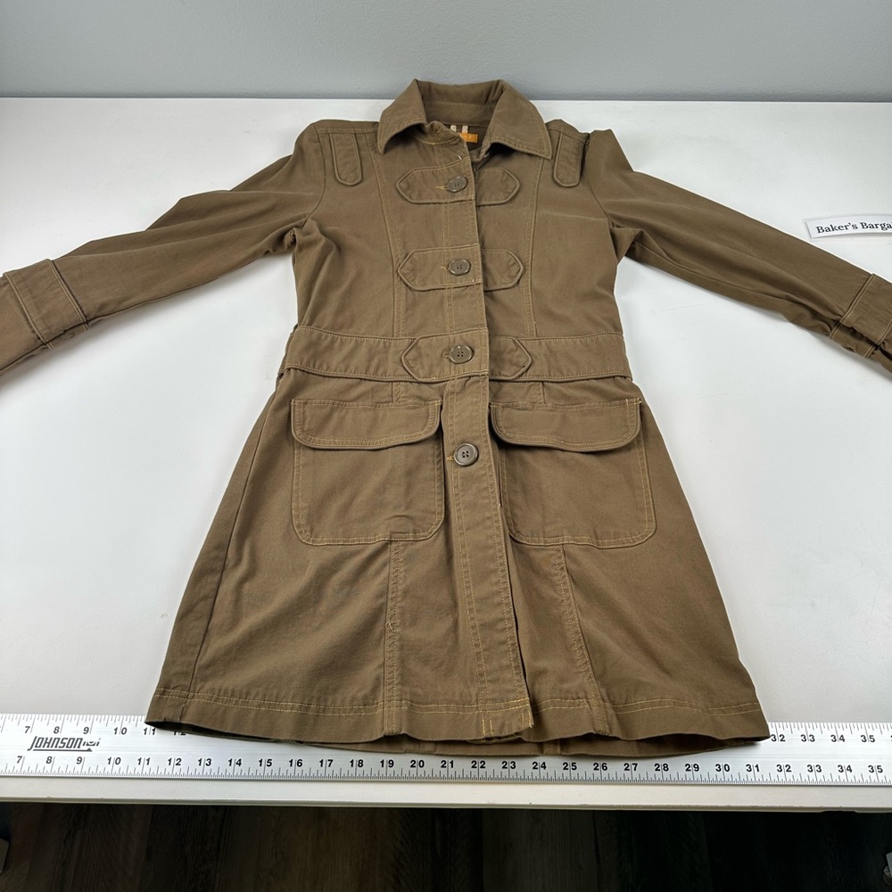 Tulle Tan Trench Coat